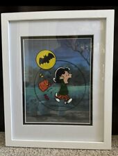 NO RESERVE Peanuts Cel Great Pumpkin Halloween Night Charlie Brown With Lucy picture