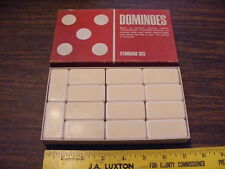Vintage Puremco White Dominoes Original Box picture