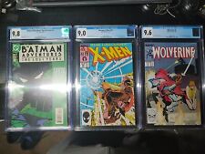 CGC Graded Lot (3) Uncanny X-Men #221 (9.0), Wolverine #3 (9.6),Batman adv (9.8) picture