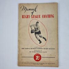 Manual Of Rugby League Coaching With 5 1940s Rugby League Autographs picture