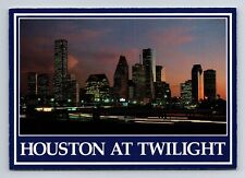 Houston, Texas skyline, city scape post card postcard 5 7/8 x 4 1/8 in  unposted picture