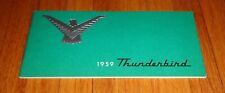 Original 1959 Ford Thunderbird Owners Operators Manual  picture