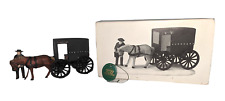 Dept 56 AMISH BUGGY & HORSE Heritage Village Retired 1989 Collectible #5949-8 picture