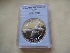 U S ARMY AIR FORCES B-25 BOMBER Challenge Coin picture