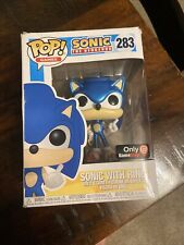 Funko POP Sonic The Hedgehog Sonic With Ring #283 GameStop Exclusive Metallic picture