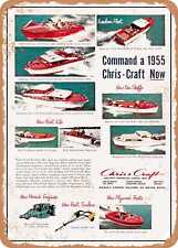 METAL SIGN - 1955 Command a 1955 Chris Craft Now Vintage Ad picture