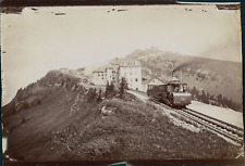 Adolphe Braun, Switzerland, Hotel Rigi-Staffel, circa 1860, vintage albumen print Vintag picture