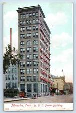 Memphis Tennessee TN Postcard  Dr. D. T. Porter Building Exterior Scene c1910s picture