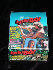 Fleer Here's Bo trading card empty box  1981 picture