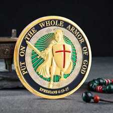 100Pc Put on the Whole Armor of God Commemorative Challenge Coin Collection Gift picture