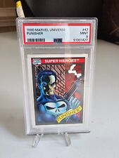 1990 Marvel Universe Punisher #47 PSA 9 Mint Condition Impel MCU Frank Castle picture