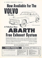 1960 Volvo Abarth PV-444 - Classic Vintage Advertisement Ad H04 picture