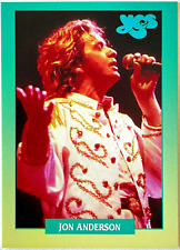JON ANDERSON ~ YES  Brockum RockCards 1991 USA  1st Ed. CARD  33Yrs  VINTAGE picture