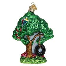 Old World Christmas TIRE SWING (36267) Glass Ornament w/OWC Box picture