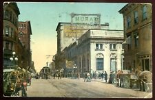 TORONTO Ontario Postcard 1913 Queen & Yonge Streets Stores Tram by Tuck picture