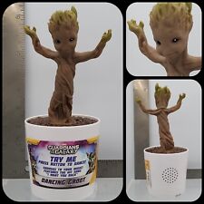Guardians of The Galaxy Electronic Dancing Baby Groot In Plant Pot (2014) NEW picture