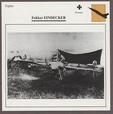 Fokker Eindecker  Edito Service Warplane Aircraft Military Card World War I picture