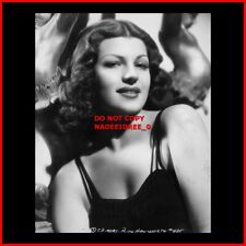 RITA HAYWORTH 1940 SEXY HOT BUSTY GLAMOUR PORTRAIT 8X10 PHOTO picture