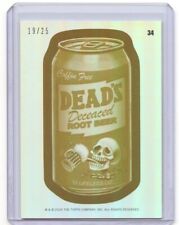 2024 Topps Wacky Packages DEAD'S DECEASED ROOT BEER #34 GOLD FOIL 19/25 picture