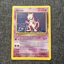 Pokemon Trading Card - Mewtu 10/102 - Holo - Rare Card German picture