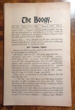 THE BOOGY R W Hinds New Port Tracy P O Ohio Tuscarawas 1922 Issue 6 ORIGINAL picture
