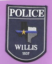 TEXAS- CITY OF WILLIS POLICE DEPT- MONTGOMERY COUNTY-  FULLY EMBROIDERED picture