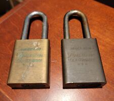 Pair of American Lock Series 3560 Padlocks with BEST Cores but No Keys picture