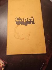1974 Mercury Capri Owner's Manual picture
