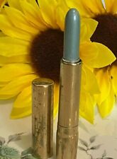 VINTAGE R.H. COSMETICS NY EYE SHADOW IRID TURQUOISE  GOLD METAL TUBE NEW  picture