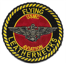 MARINE CORPS AVIATION FLYING LEATHERNECKS EMBROIDERED JACKET PATCH picture