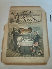 PUCK MAGAZINE- March 21, 1883- What  fools these Mortals be Cover page only picture