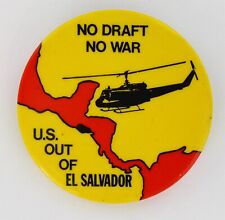 US Out Of El Salvador 1980 Sandinista Civil War Vietnam Huey Helicopter P11486 picture