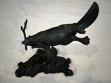 The Canadian Beaver Bronze Sculpture by Malcolm Mackenzie The Franklin Mint picture