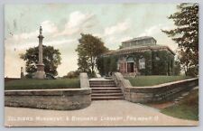 Soldiers Monument & Birchard Library Fremont OH picture