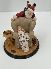 NOS Rhodes Studios Rockwell Heirloom Santa Collection “Christmas Dream” 1992 picture