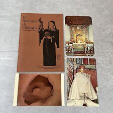 El Santuario De Chimayo 1956 Booklet 3 Vintage Postcards Santa Fe New Mexico picture