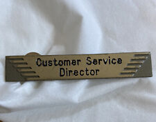 Canadian Airlines Customer Service Director Employee Bar Shaped Badge picture