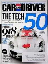 FIRST DRIVE PORSCHE 918 - CAR AND DRIVER MAGAZINE, AUGUST 2013 picture