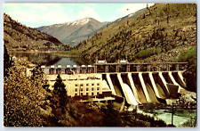 Brilliant Dam Postcard Castlegar Vintage British Columbia Kootenay River Nelson picture
