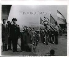 1967 Press Photo Ceremony inaugurating SHAPE headquarters in Casteau, Belgium picture