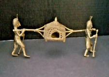 Dhokra Palanquin. Brass Art Indian Ornament. 10 x 4 . picture