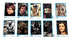 1984 Star Wars Complete Trading Card/Sticker Set 1-10 from Kellogg's picture