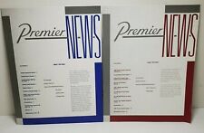 1980s Original Porsche Premier News 1-2 Brochures Knowledge Workbook Booklet picture