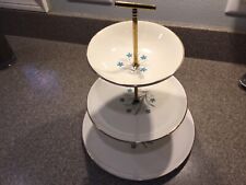 Vintage 3 tier candy/cookie server floral (pre-owned) picture