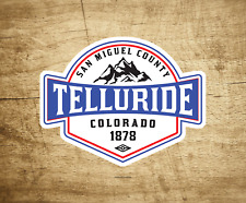Telluride Colorado Skiing Mountains Decal Sticker 3 1/2