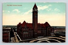 Toronto Canada City Hall Building & Tower Downtown Landmarks DB Postcard picture
