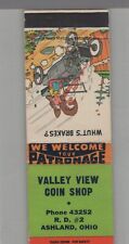 Matchbook Cover - Valley View Coin Shop Ashland, OH picture