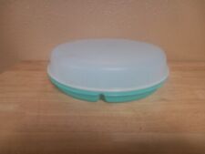 Vintage Tupperware Divided Serving Tray 1665A-1 Lid 1666D-1 picture
