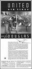 1936 United Airlines Douglass Aircraft transports vintage photo print ad ads25 picture