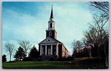 Lorimer Chapel Colby College Waterville Maine Winter Tower Vintage UNP Postcard picture